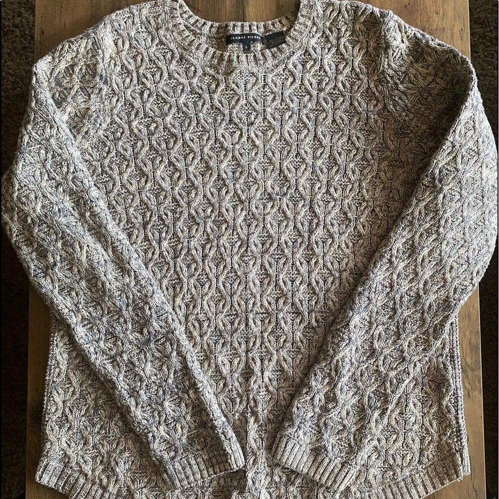 Women’s Gold Textured Sweater